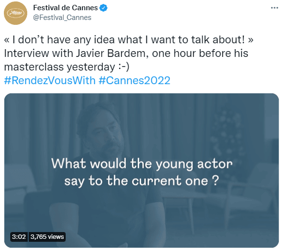 Festival De Cannes Tweet