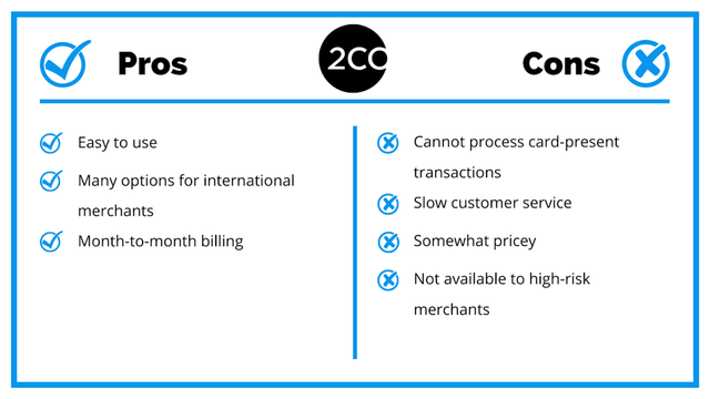 2CO Pros Vs. Cons