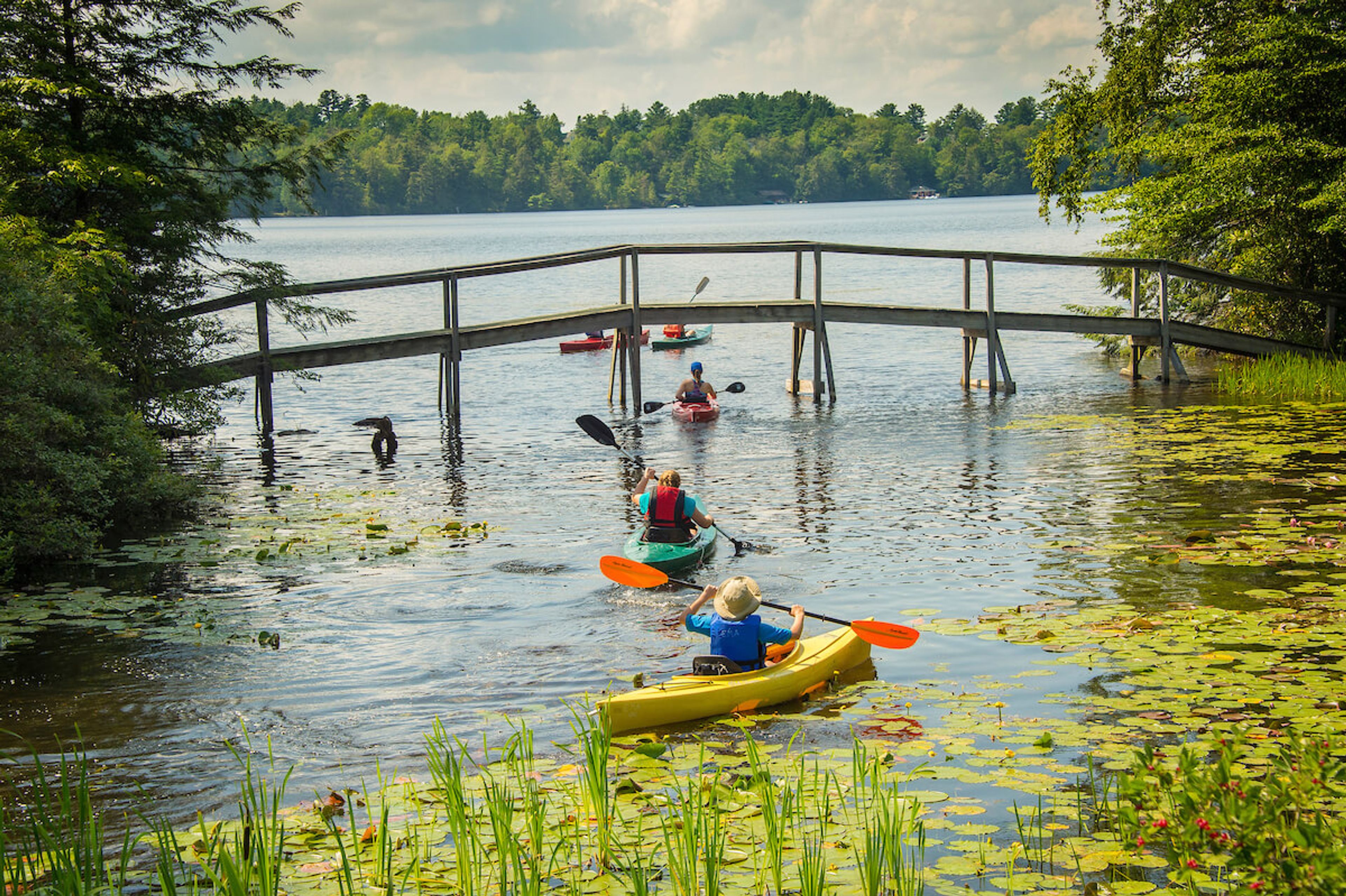 Kayaking in Eagles Mere, PA