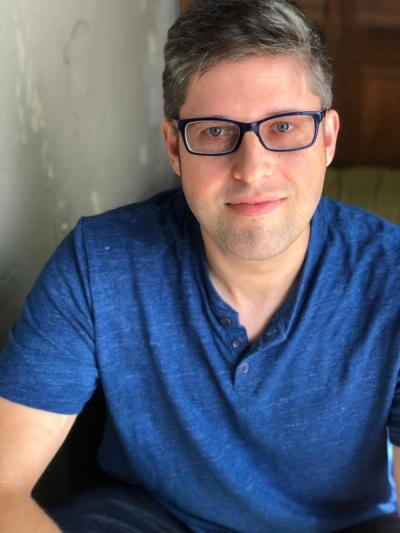 An author photo of David James Poissant