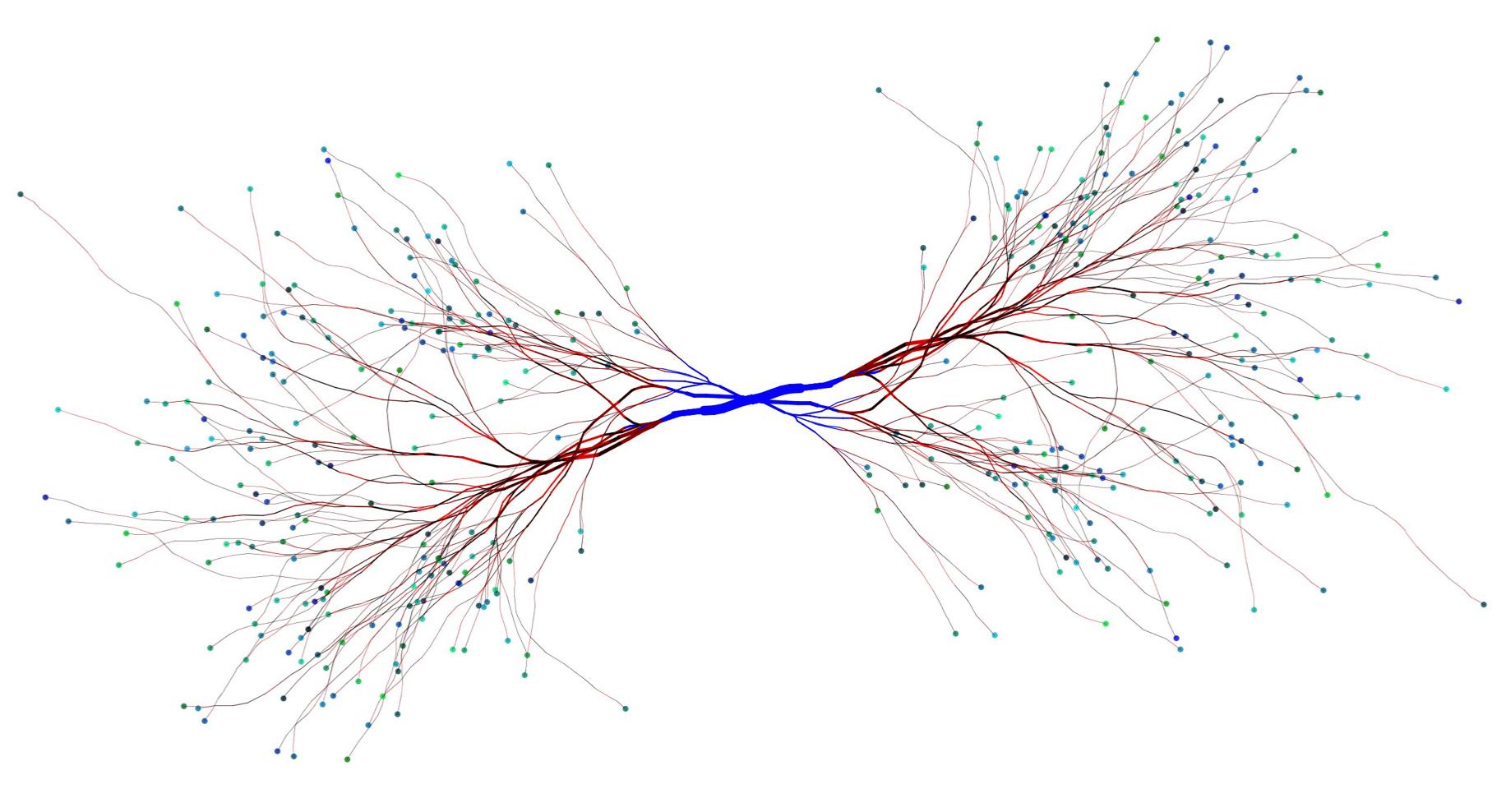 Two paths of frontend. Illustration: Chris Coyier, "The Great Divide," CSS-Tricks