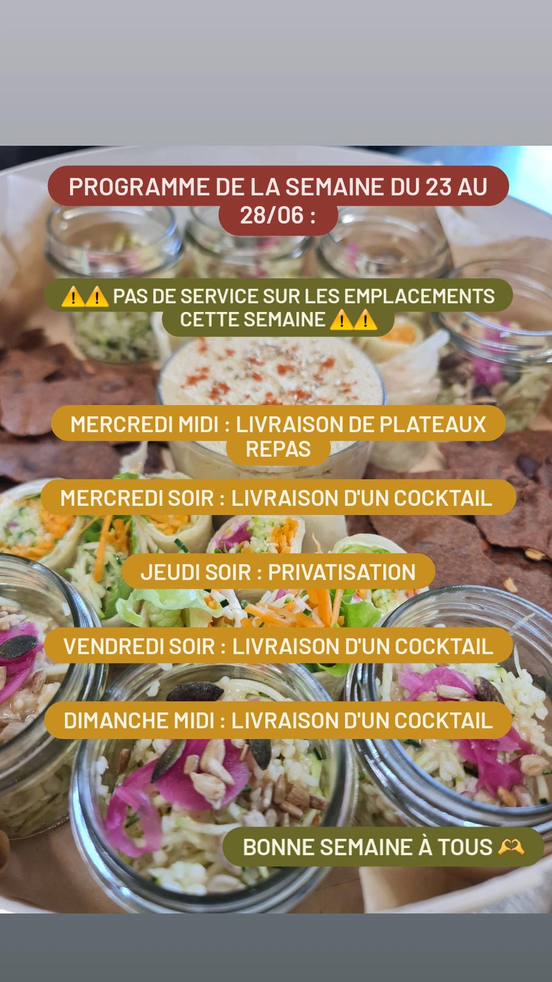 Menu de la semaine