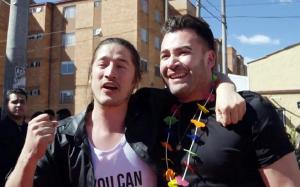 El reencuentro de dos hermanos colombianos