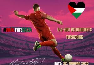 ¡Juega por Gaza! Torneo benéfico de fútbol sala en Oslo | #MålForGaza fotball veldedighetsturnering