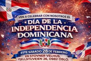 Todo listo en Oslo para la Celebración del Día de la Independencia de la República Dominicana
