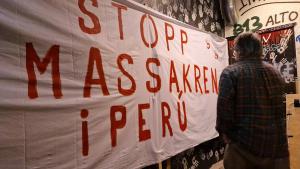 Acto de solidaridad con Perú en Oslo este sábado 28 de enero