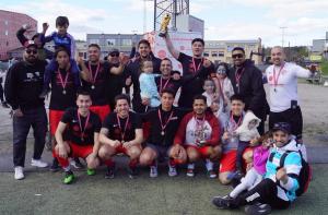 El equipo  Latin-Amerika FK juega su primer partido oficial por el torneo 2022 Fútbol 7- OBIK 