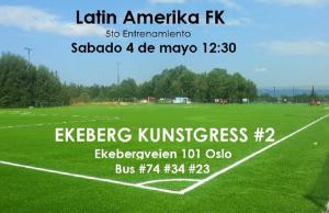 Nuevo entrenamiento para el equipo Latin-Amerika FK
