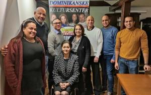 Nueva Embajadora de República Dominicana, Lourdes Victoria-Kruse, sostuvo un encuentro con dominicanos radicados en Noruega