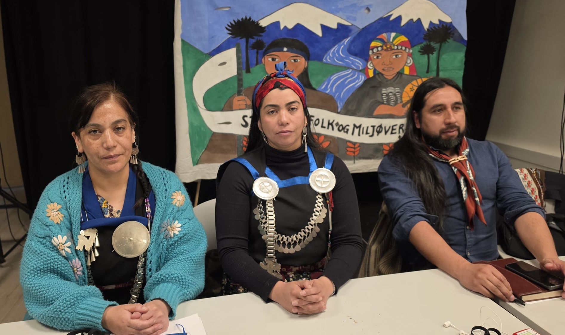 Delegación Mapuche-Williche denuncia a Statkraft en Oslo