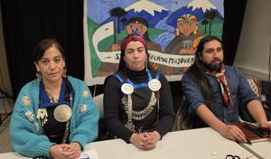 Delegación Mapuche-Williche denuncia a Statkraft en Oslo