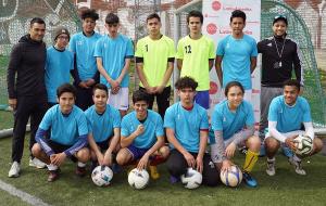 Segundo partido amistoso de Latin-Amerika FK - se enfretan contra Nordstarand IF 03-04.
