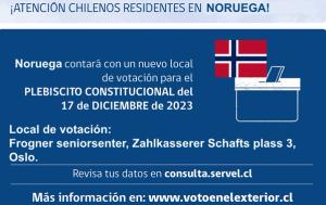 Plebiscito Constitucional de Chile - 2023: ¿Cómo pueden votar los chilenos en Noruega ?
