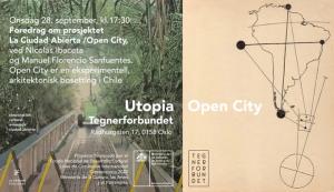 Desde Chile presentan Utopía de Ciudad Abierta