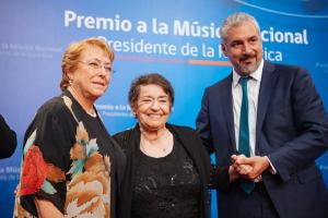 La cantante chilena Cecilia es galardonada con el Premio a la Música Nacional 2016