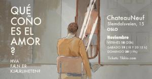 Presentan en Oslo obra de teatro en español: ¿Qué coño es el amor?