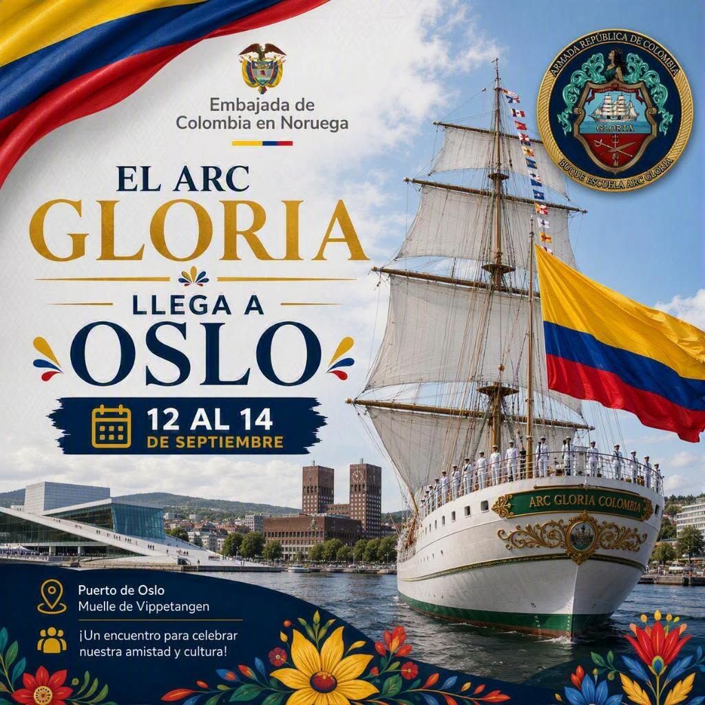 Colombia navega rumbo a Oslo