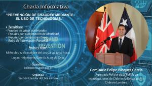 Oslo: Charla gratuita sobre prevención de fraudes digitales