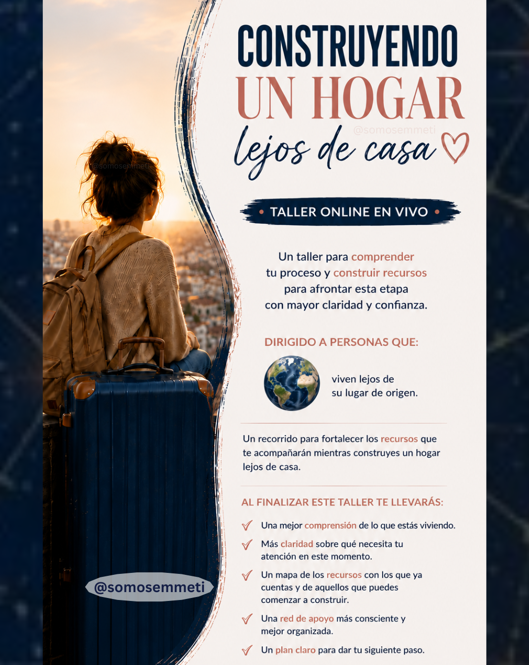 Los organizadores ofrecen un cupo gratuito a alguien que necesite el curso