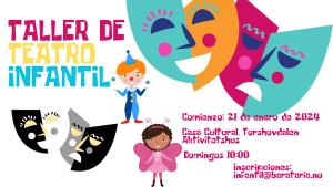 Taller de teatro infantil en la Casa Cultural de Oslo - Sagene Aktivitetshus