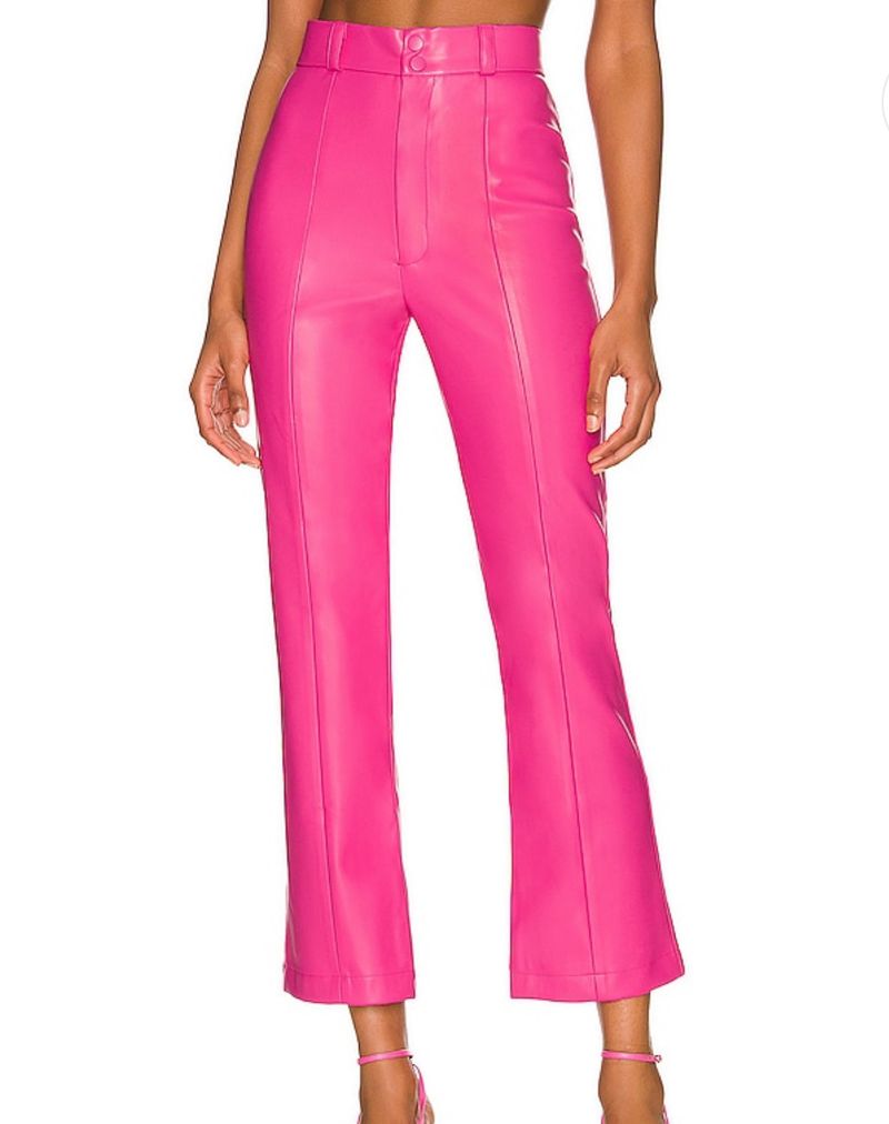 Pink Leather pants 
