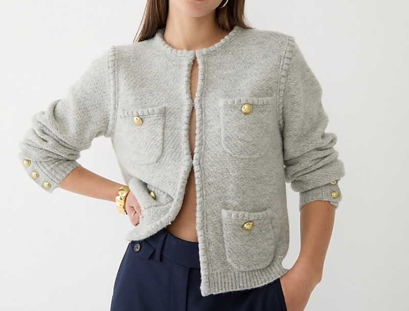 Sweater Jacket Grey 