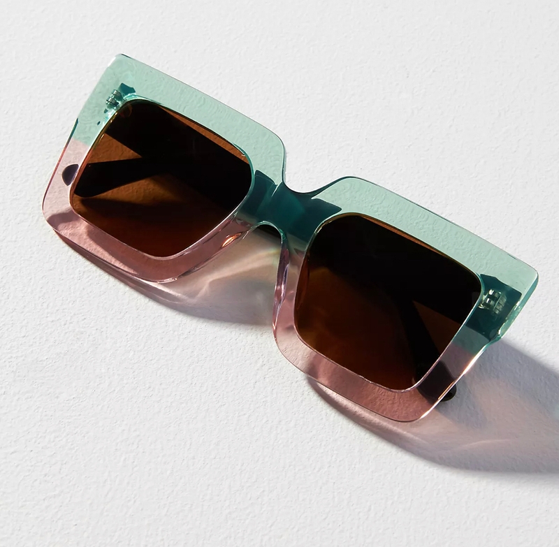 Color block sunglasses 