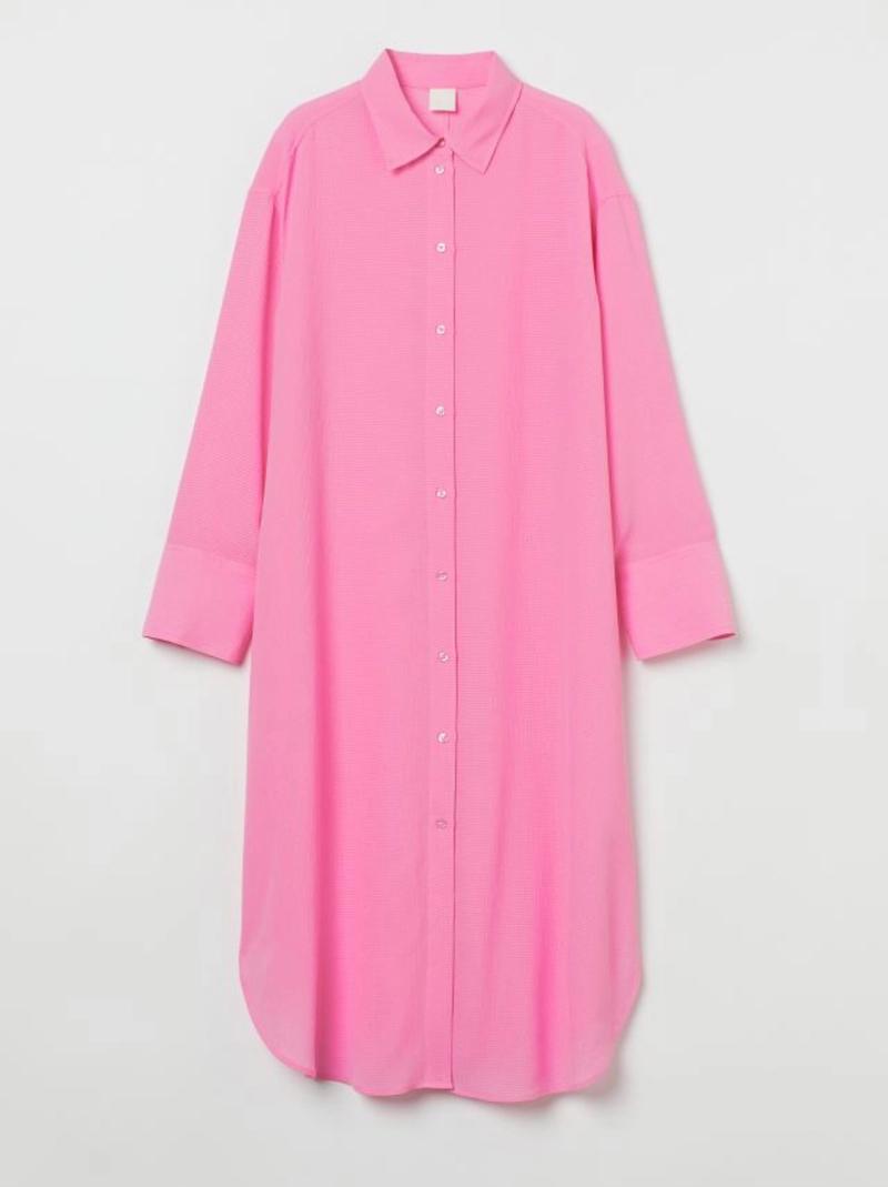 Pink Hm shirt dress