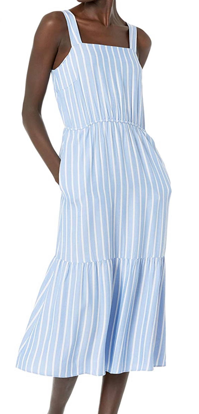 Amazon blue stripe dress 