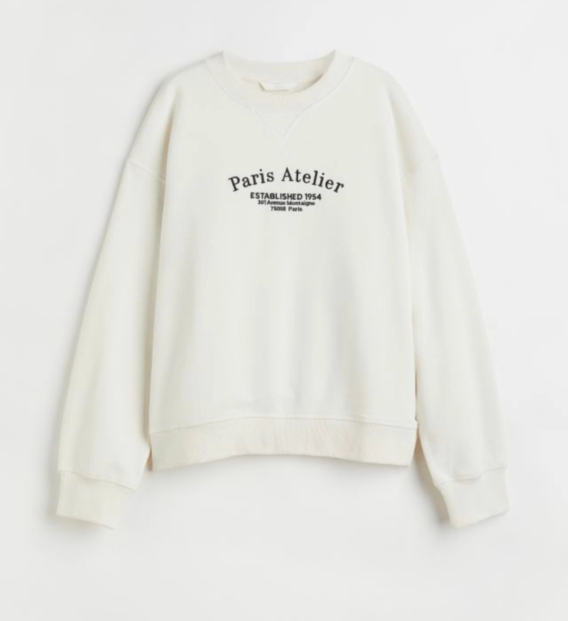 Embroidered pullover 