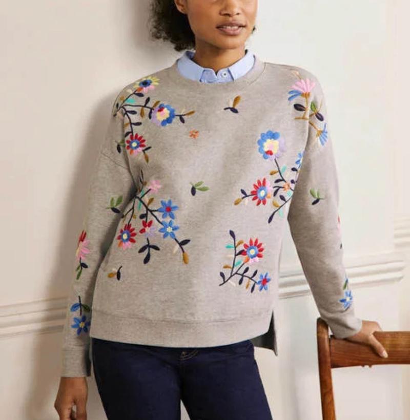 Embroidered sweatshirt 