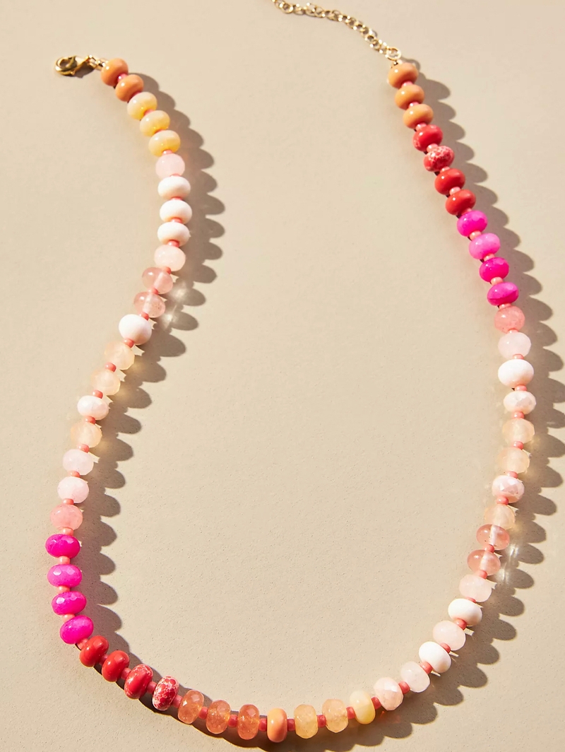 Bright beaded necklace 