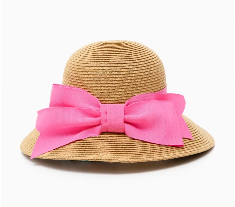 Pink bow hat 