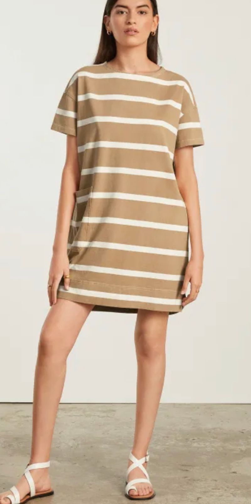 Striped t shirt dress 