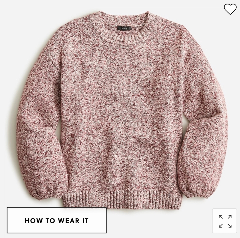 Crewneck sweater burgundy 