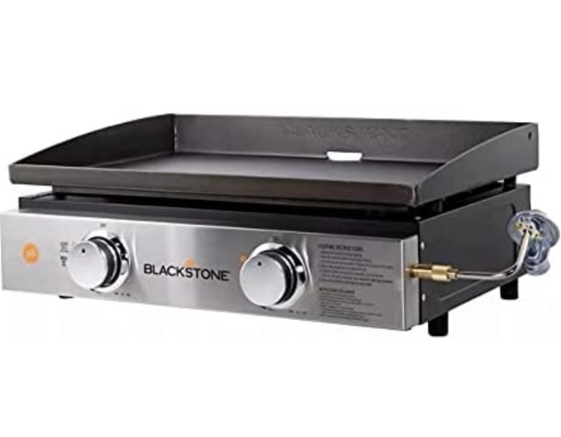 Black stone table top grill 