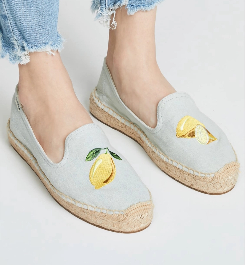 Lemon soludos slippers 