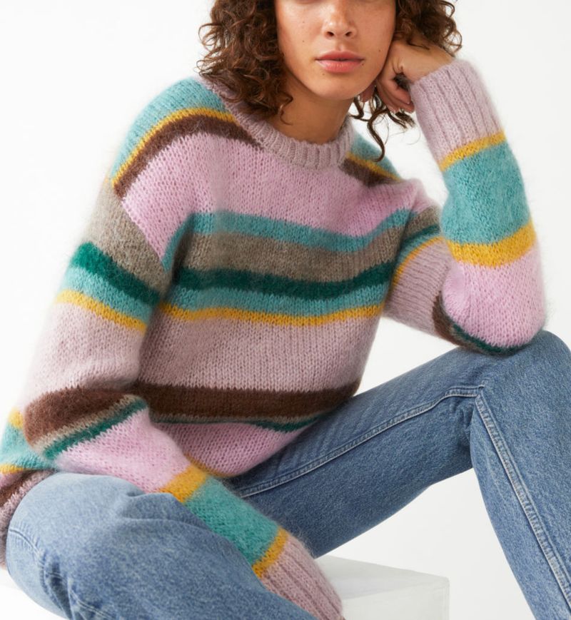 Multi striped sweater 