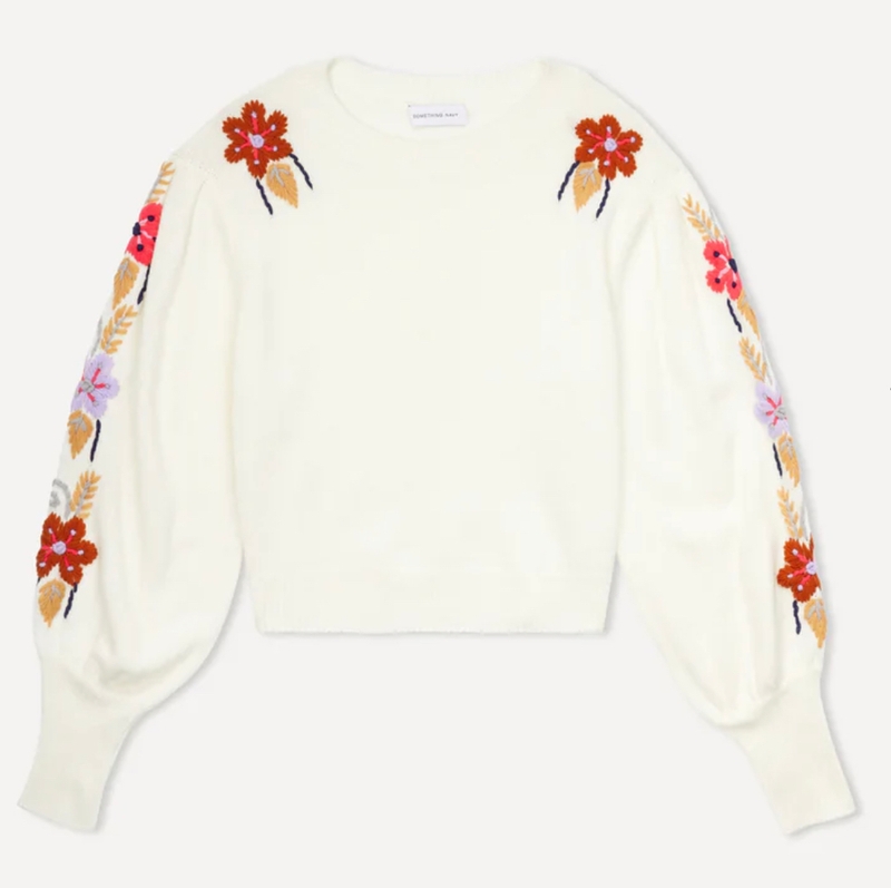 Embroidered sweater 