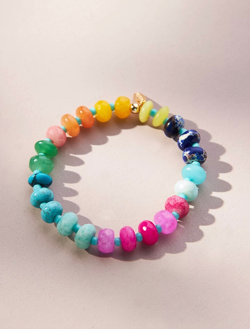 Rainbow beaded bracelet 