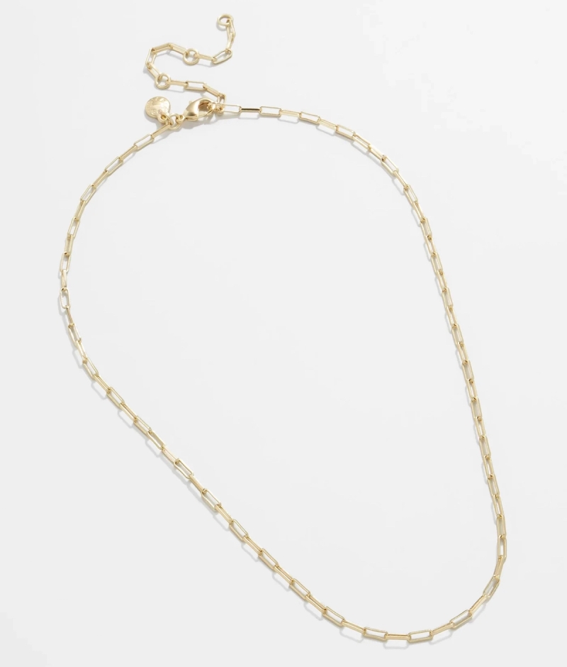 Gold chain necklace 