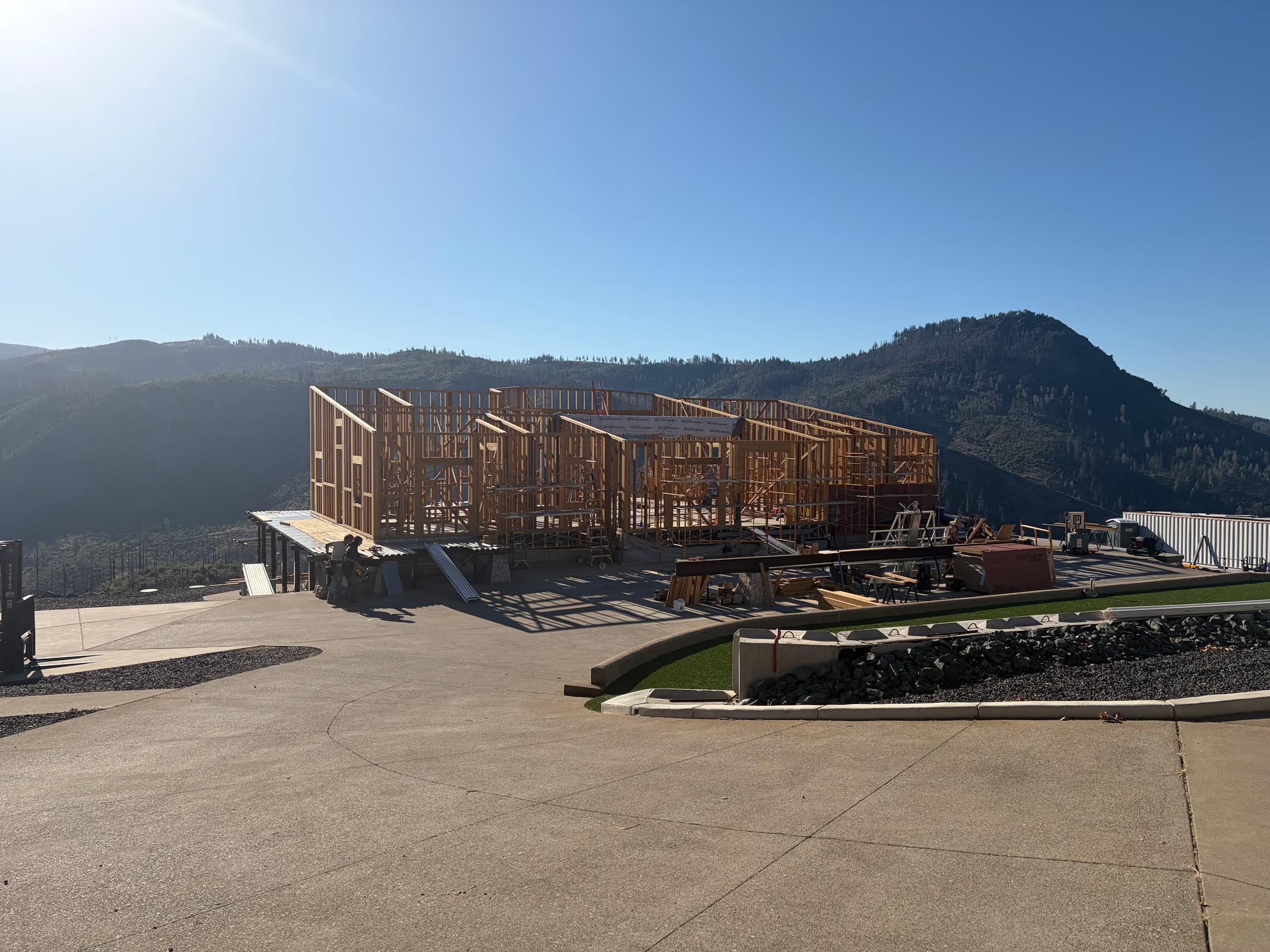 Ridge-top lot above the Feather River canyon