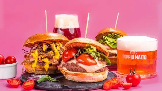 Ordina hamburger da Doppio Malto a domicilio