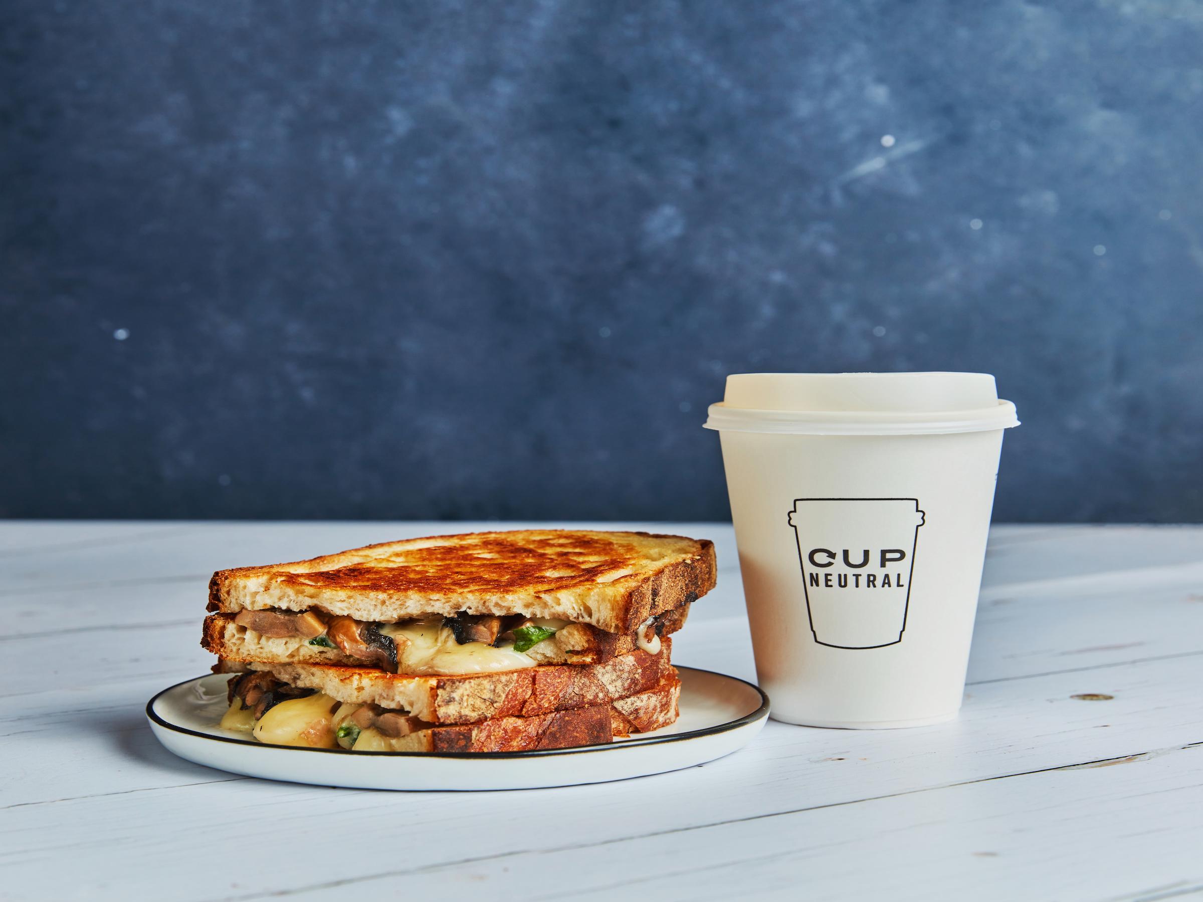 Any grilled sandwich and drink