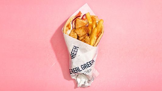 Chicken Souvlaki Wrap
