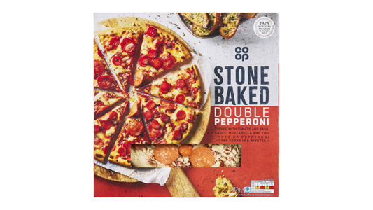 Co-op Double Pepperoni Stonebaked Thin and Crispy