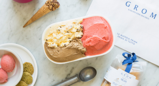 Grom a domicilio - Puro e Autentico Gelato Italiano