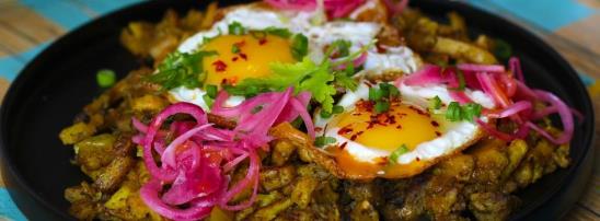 Curry Goat Hash