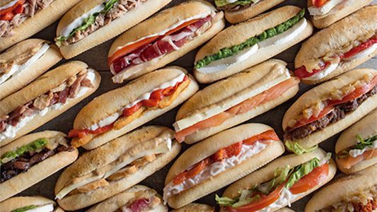 100 Montaditos a domicilio en Santander
