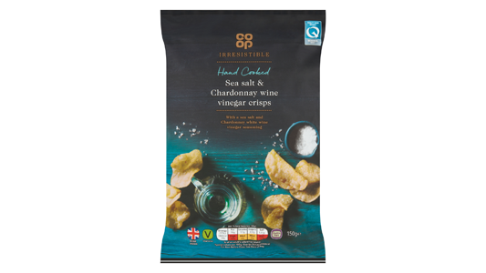 Co-op Sea Salt and Chardonnay Wine Vinegar Crisps